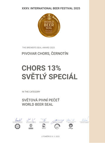 PIVOVAR CHORS, ČERNOTÍN